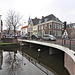 View of the Watersteeg (Water Alley) and St. Jorissteeg (Saint George Alley) in Leiden