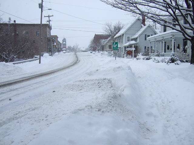 Snowy Main Street