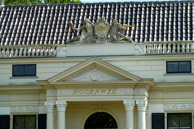 House Hoornwyk on the bank of the canal from Delft to The Hague