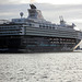 Mein Schiff 1 (alte) auf der Elbe zur nächsten Reise