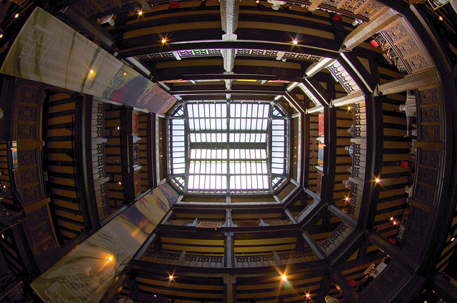 looking up at Liberty's