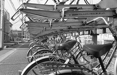 Double deck bicycle shed