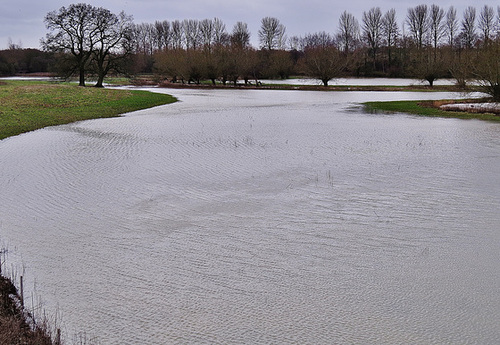 flooding, king's sutton, northants