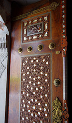 Ebony and mother-of-pearl door