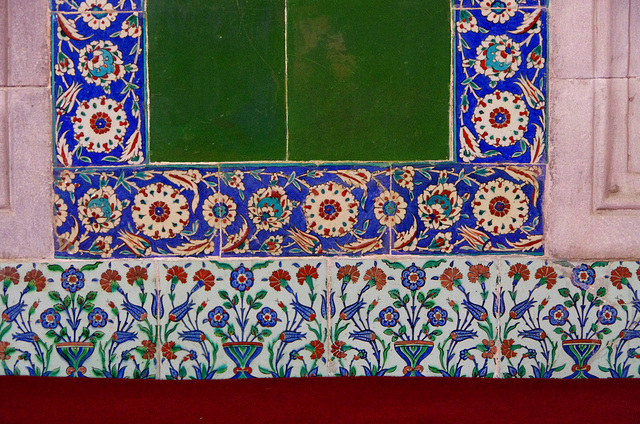 Floral tiles