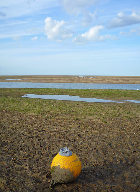 Buoy With A Hat On