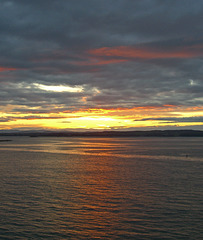 Sunset over the Forth