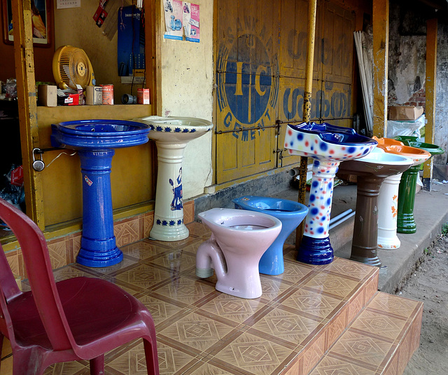 Multi-coloured Sanitary Ware