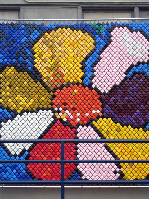 Chainlink Fence Flower Chainlink Fence Flower