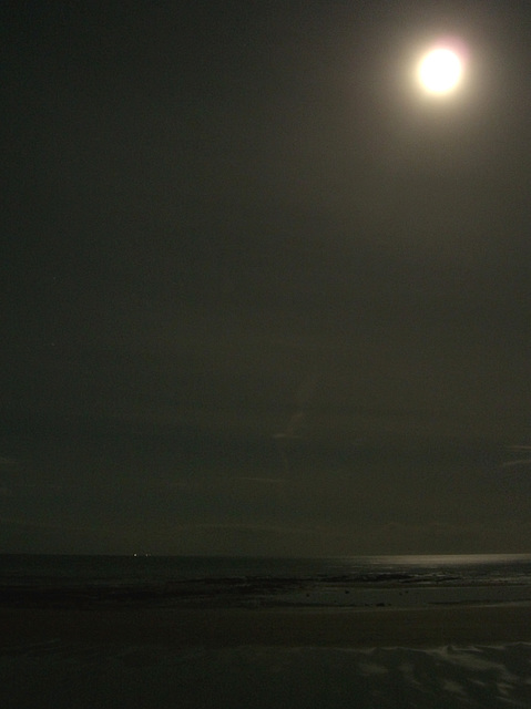 Moon over East Sands 2