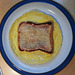 Cheese on toast omelette