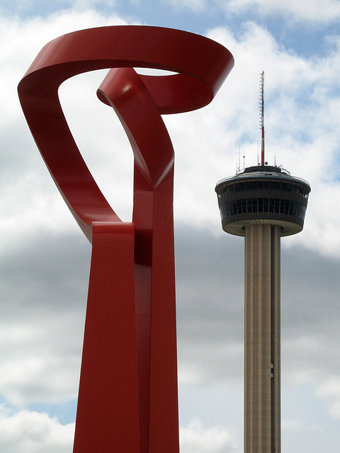 Torch of Friendship & Hemisfair Tower