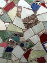 Mosaic Bench Detail 1