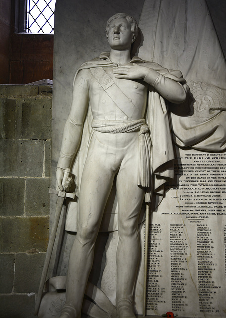 Worcester Cathedral 2013 – Monument for the fallen at Sutlej River in 1845–46