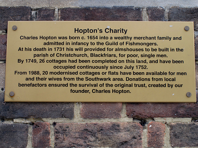 Hopton's Charity