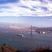 A classic view - Golden Gate from Hawk Hill, Sept. 1992 (120°)