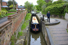 Stratford-upon-Avon 2013 – Canal boat in a lock