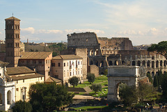 Colosseum and Roman Forum