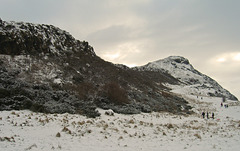 Arthur's Seat in the snow