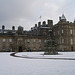 Holyrood Palace in the snow