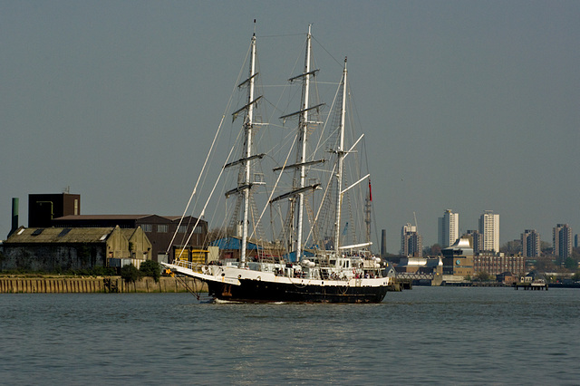 The Lord Nelson on the Thames