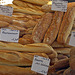 Bread stall at Lorgues market