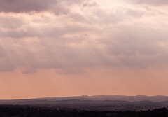 Looking west from the Braid Hills