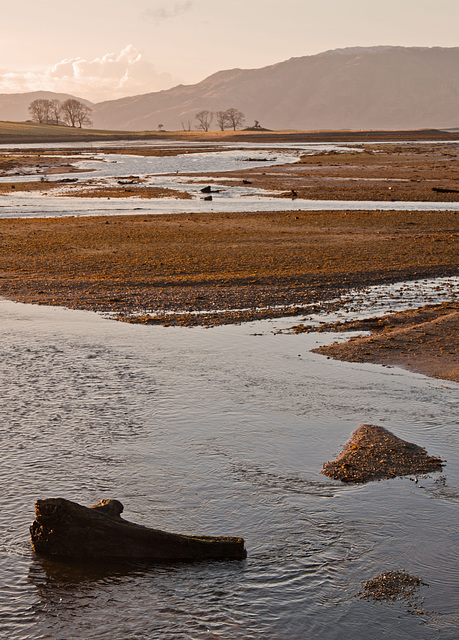 Loch Laich at sunset (and low tide!)
