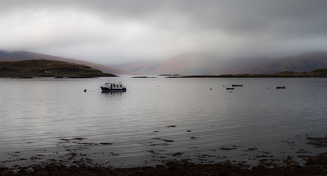 A murky day on Loch Linnhe