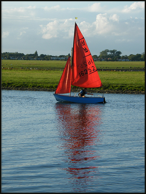 red sails in the evening