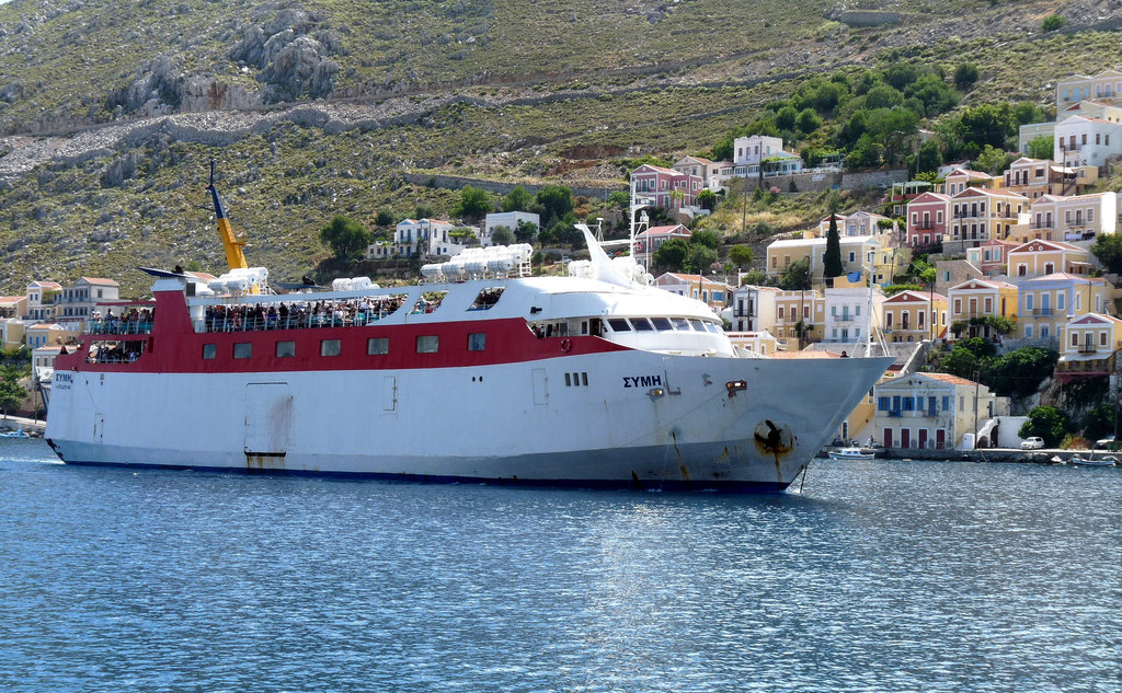 Symi- Arrival of Trippers from Rhodes