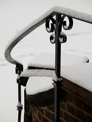 Snowy Railing