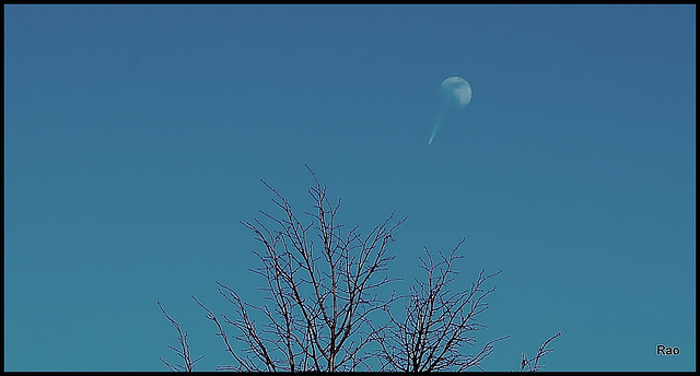Take off ~ from the moon