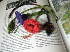 More Leaf and Flower Bookmarks