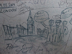Graffiti,Westminster Cathedral.