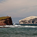 The Bass Rock from Seacliff beach