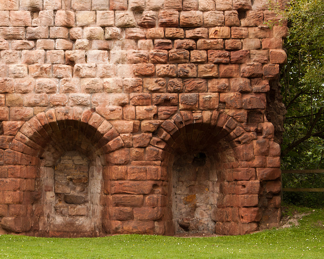 Part of the old walls of Rosslyn Castle