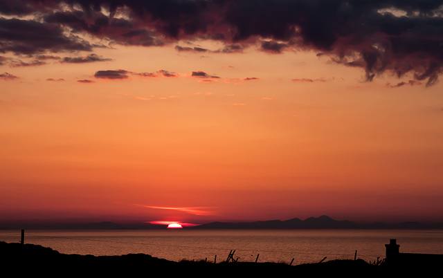 Sunset across the Minch