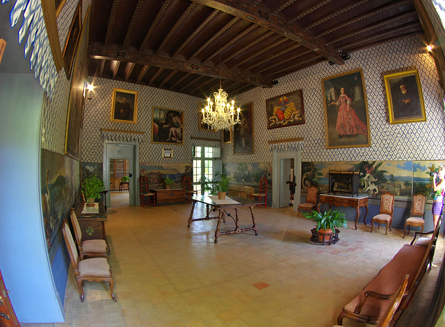 the illustrated room