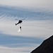 Torridon fire 6: Helicopter with water bucket attached