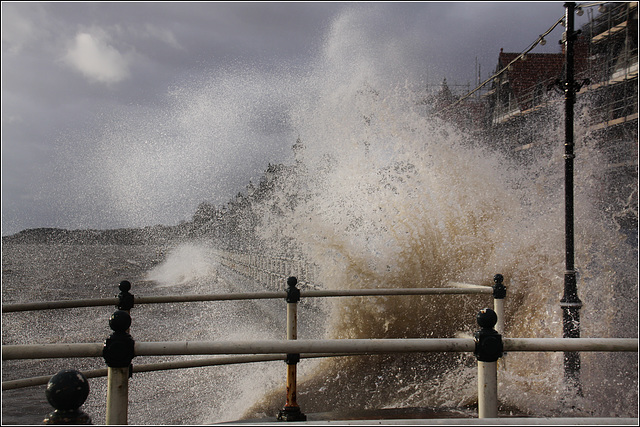 High tides and wind