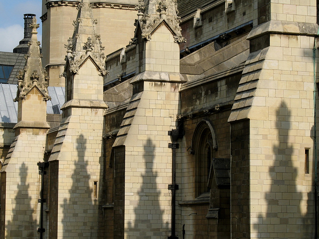 Shadows on Buttresses