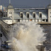 High tides and wind