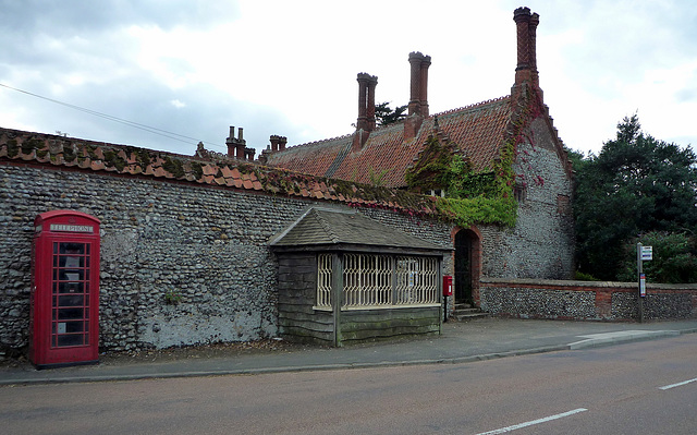 Holkham bus-stop on the A149