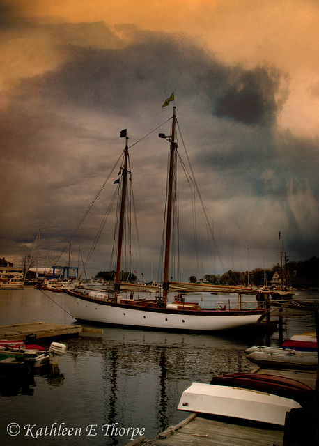 To Sail or Not to Sail That is the Question - Camden Maine - Skeletel Mess Texture