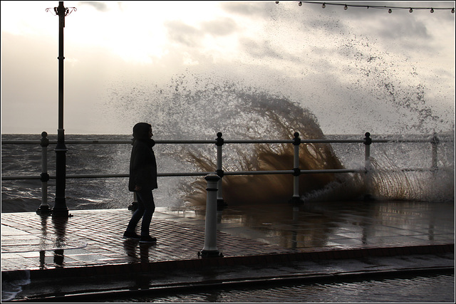 High tides and wind