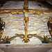 Part of War Memorial by Ninian Comper, Chapel, Lotherton Hall, Aberford, West Yorkshire