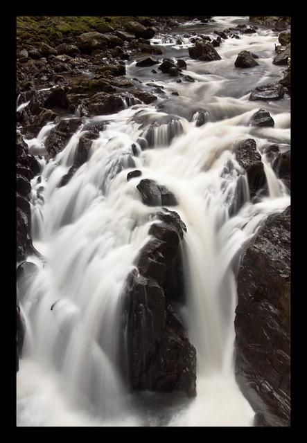 Black Linn Falls - seen from Ossian's Hall Black Linn Falls - seen from Ossian's Hall