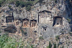 rock tombs, Dalyan