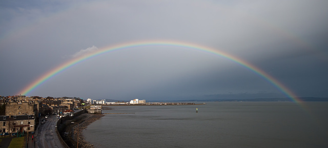 Rainbow over Granton